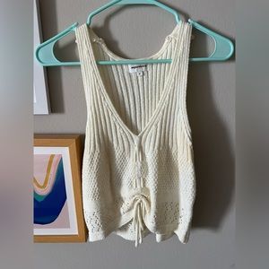 Superdown knit tank top🤍